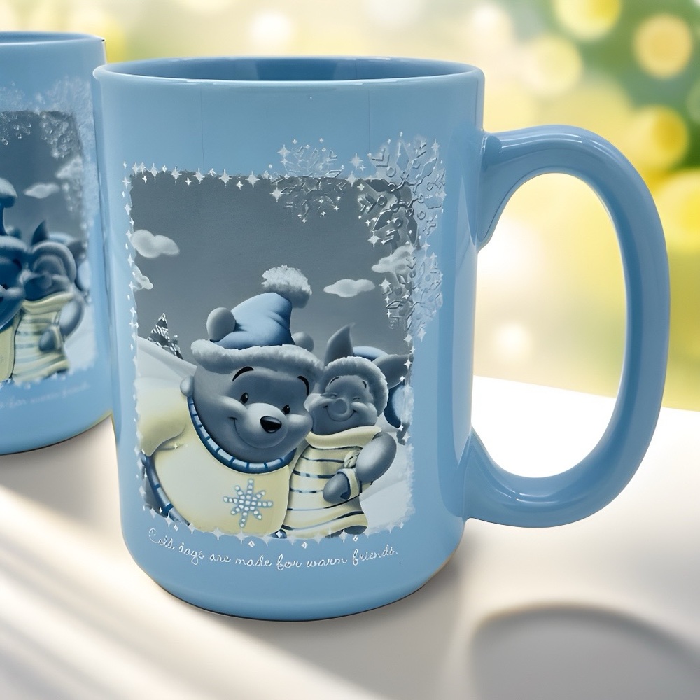 Vintage Mug Set Winnie the Pooh Friendship Winnie the Pooh Mug Hot Cocoa Mugs